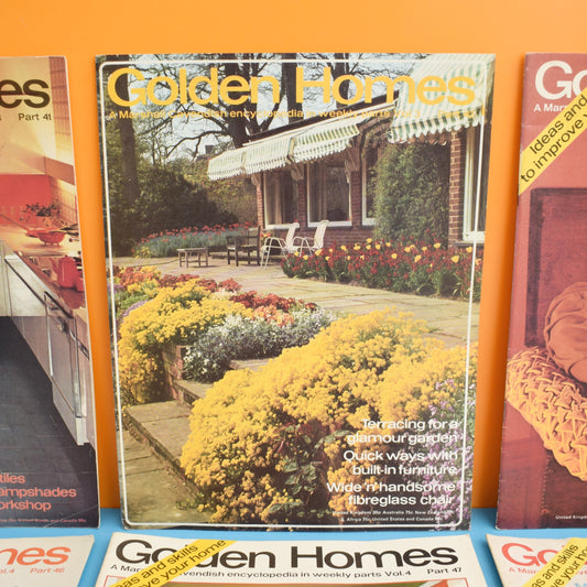 Vintage 1970s Golden Homes Magazine - Various by Pineapple Retro