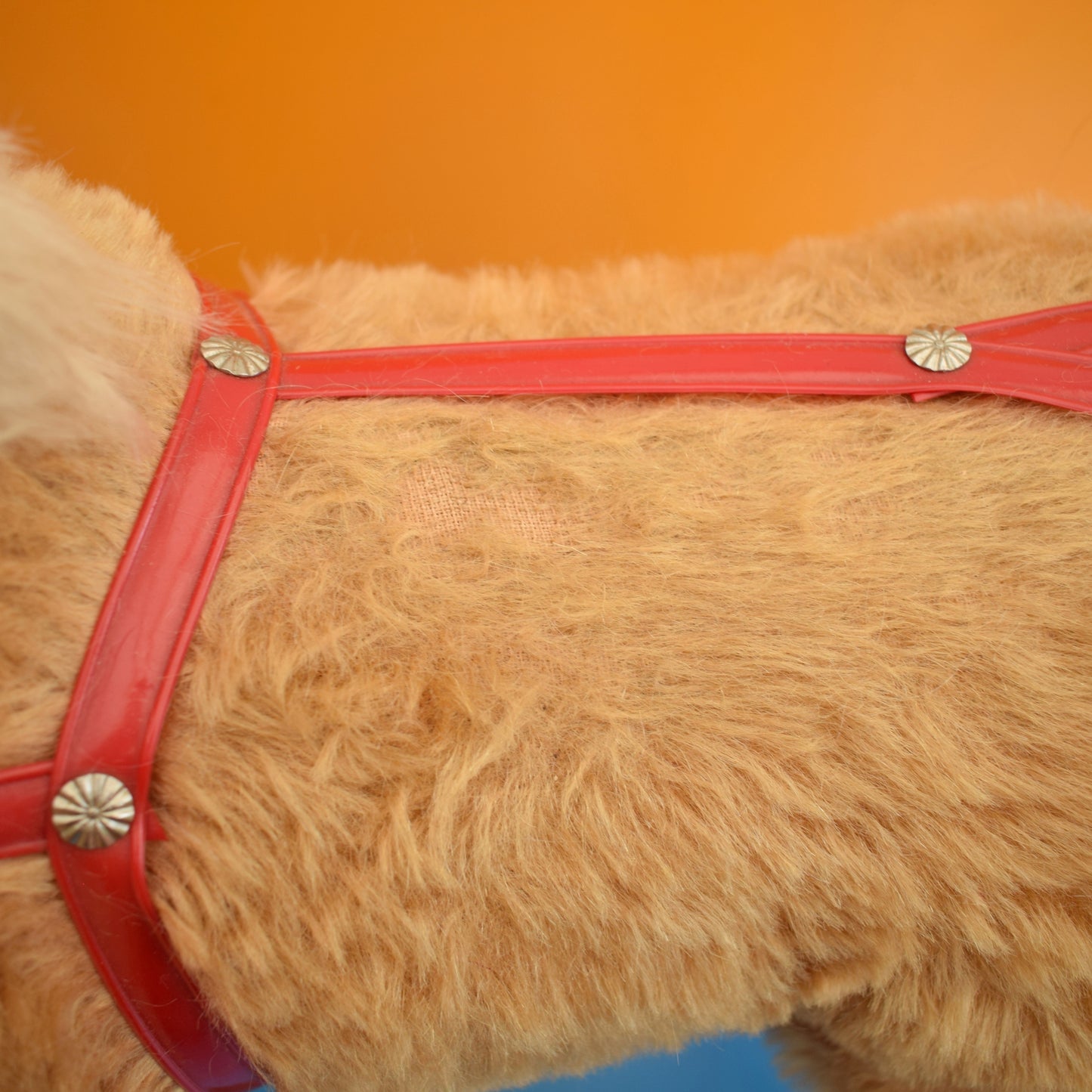 Vintage 1960s Horse With Wheels - Triang Toys - Mohair