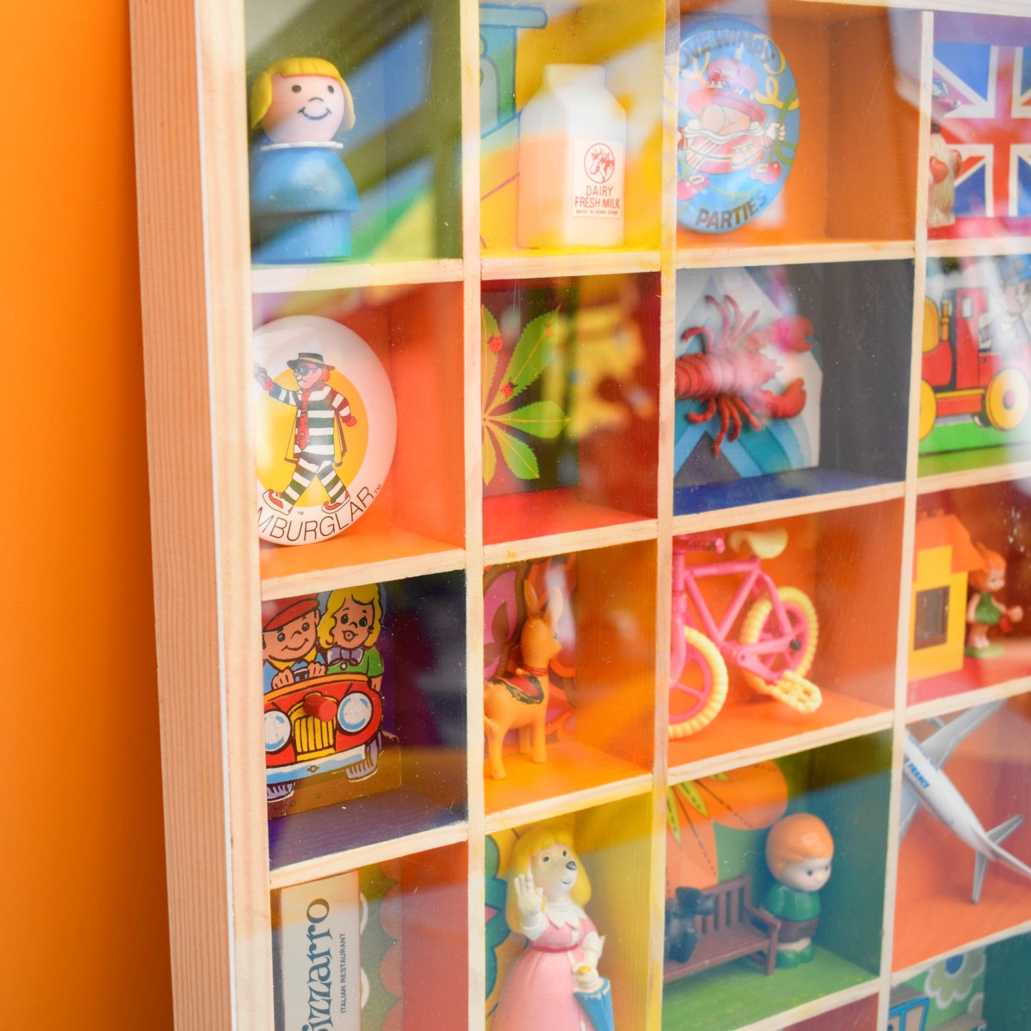 Vintage Mixed Wooden Printers Tray & Amazing Contents