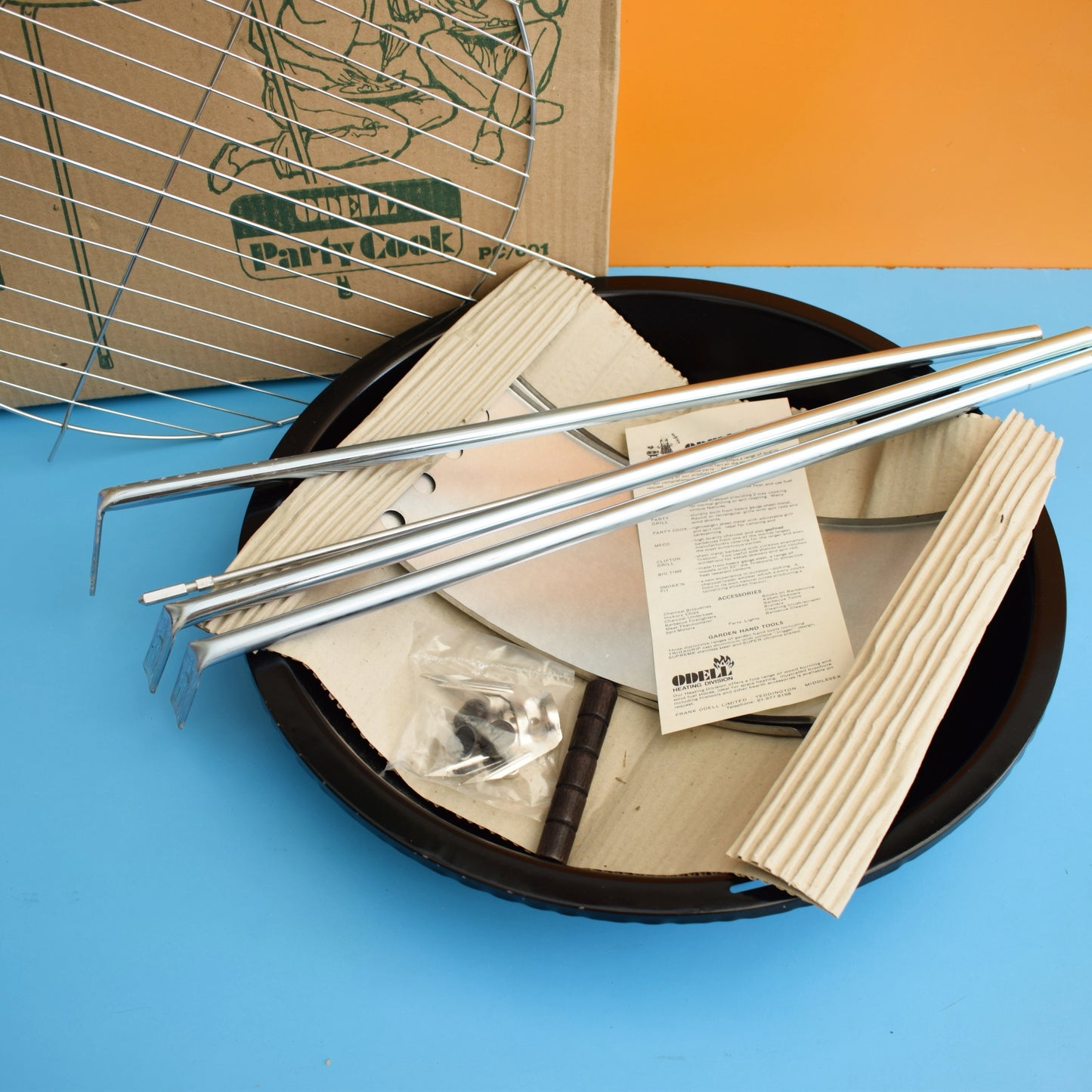 Vintage 1970s Odell Party Cook BBQ - Unused / Boxed