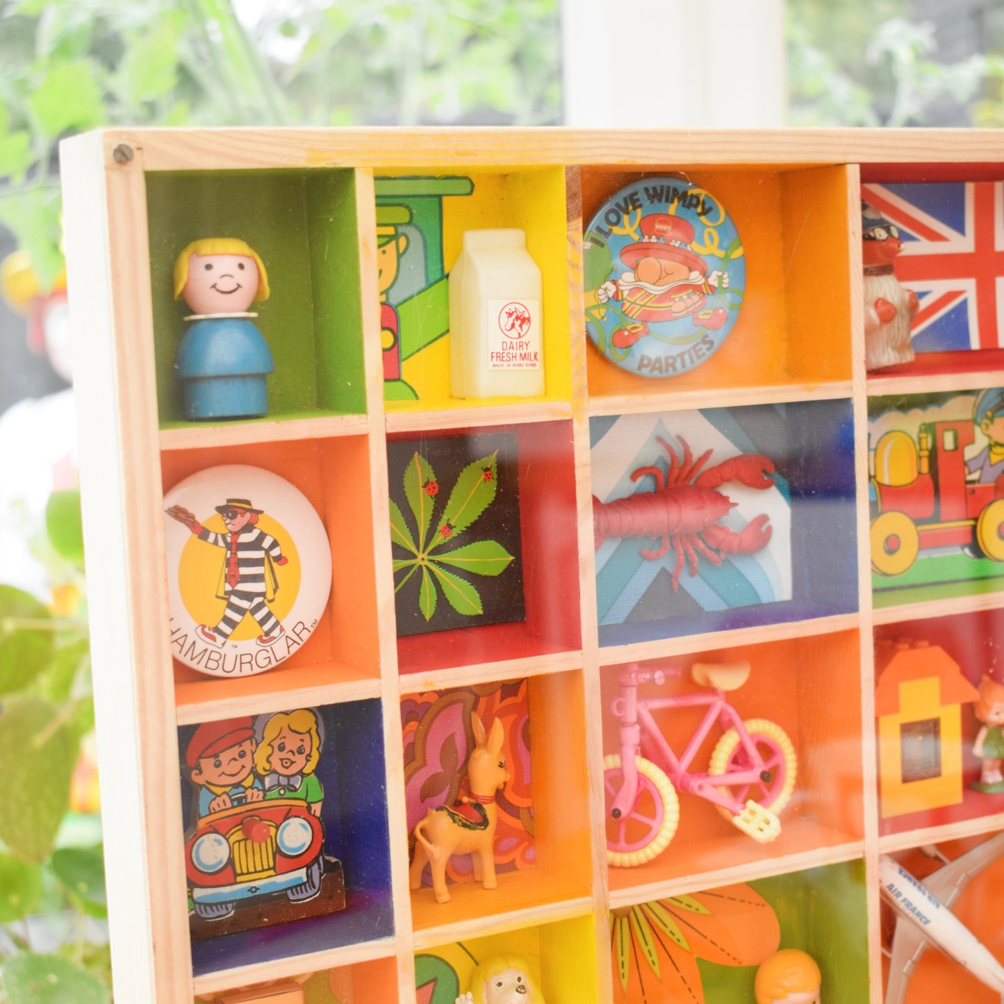 Vintage Mixed Wooden Printers Tray & Amazing Contents