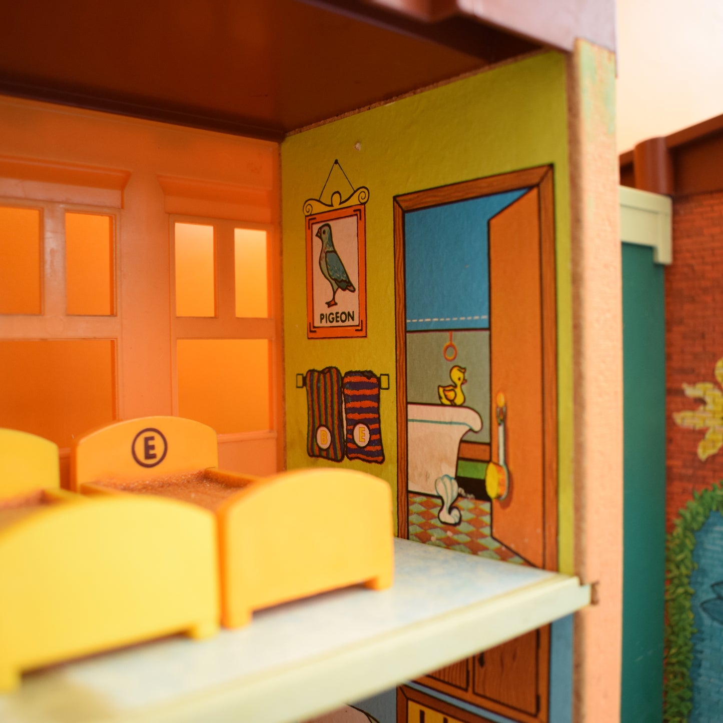 Vintage 1970s Fisher Price Sesame Street Set - Rare