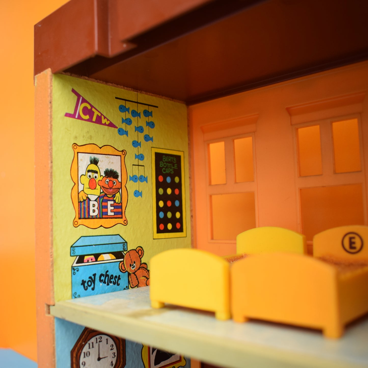 Vintage 1970s Fisher Price Sesame Street Set - Rare