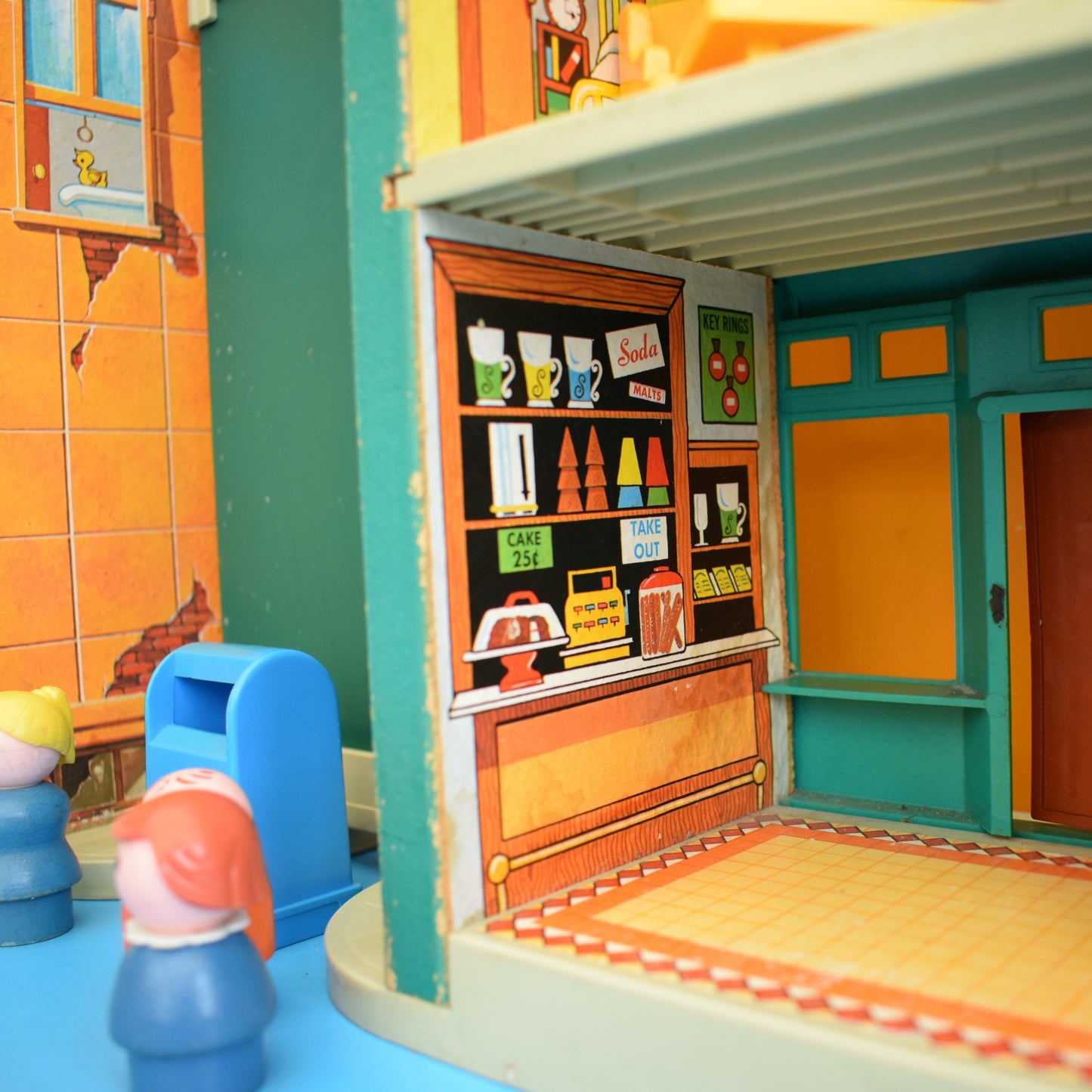 Vintage 1970s Fisher Price Sesame Street Set - Rare