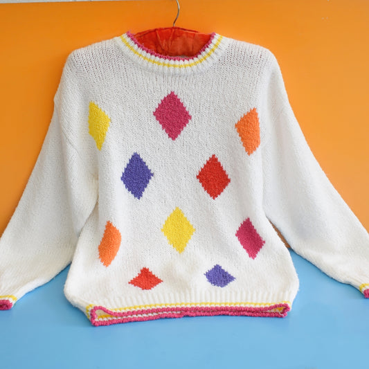 Vintage 1980s Brightly Coloured Jumper