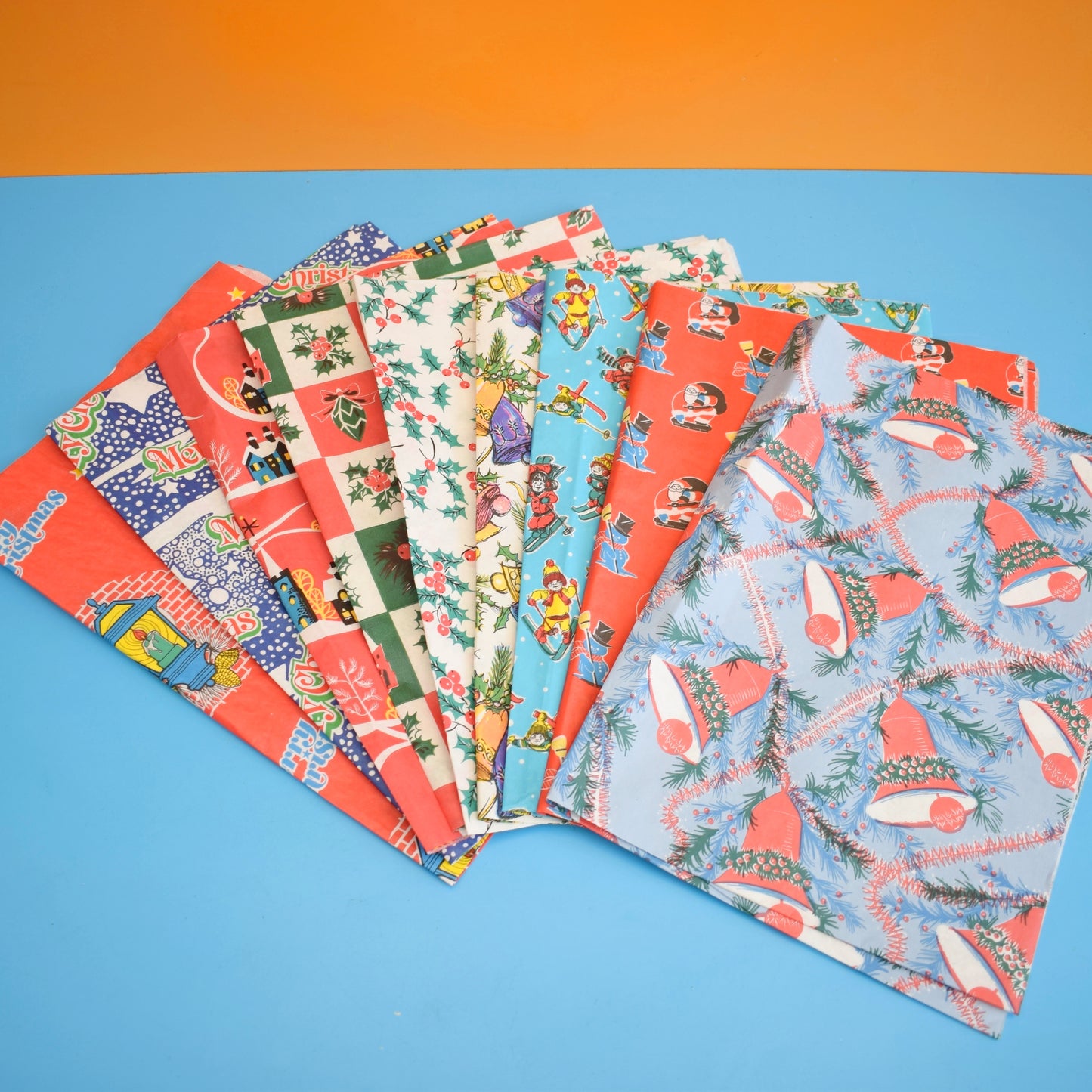 Vintage 1960s Christmas Wrapping Paper - Various Designs - Unused