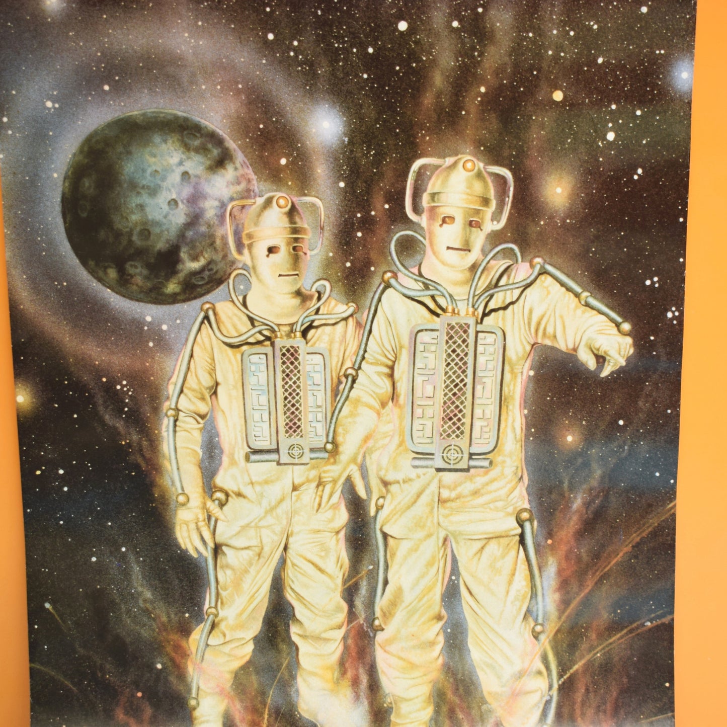 Vintage 1980s Doctor Who Target Book Posters - Darlek / Cyber Men