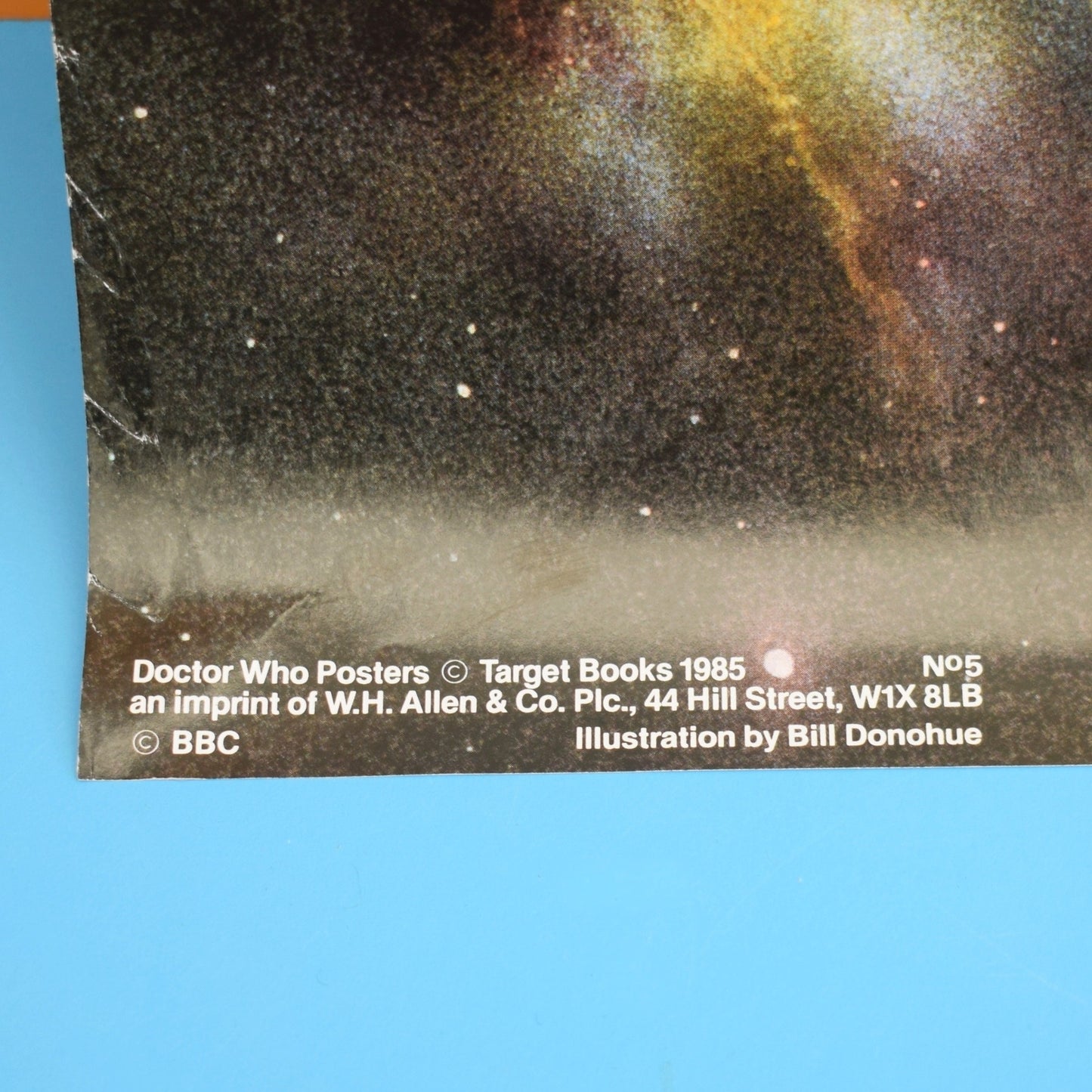 Vintage 1980s Doctor Who Target Book Posters - Darlek / Cyber Men