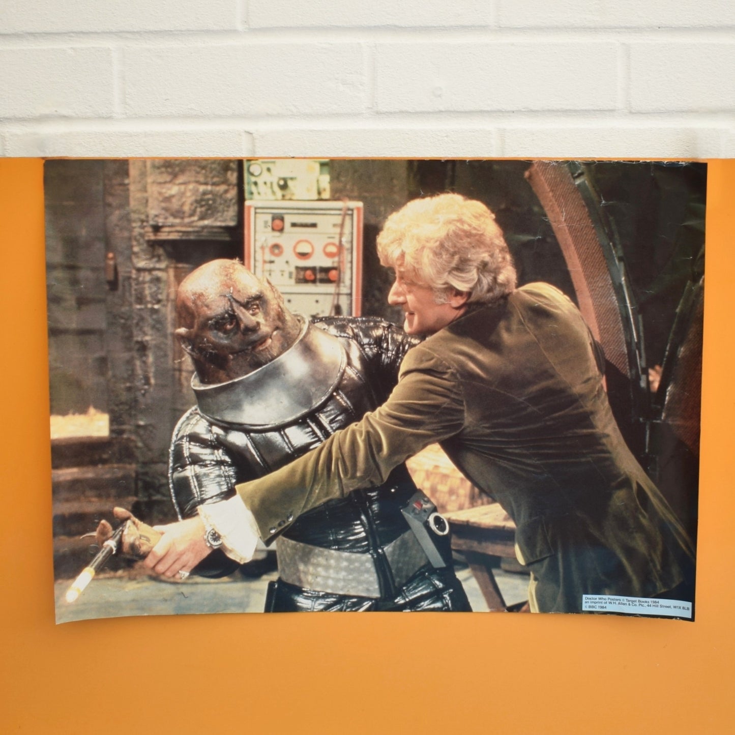 Vintage 1980s Doctor Who Target Book Posters - Darlek / Cyber Men