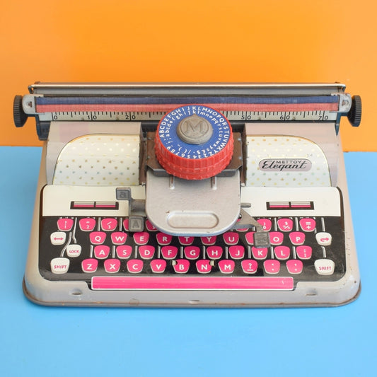 Vintage 1950s Childs Typewriter - Mettoy Elegant - Boxed
