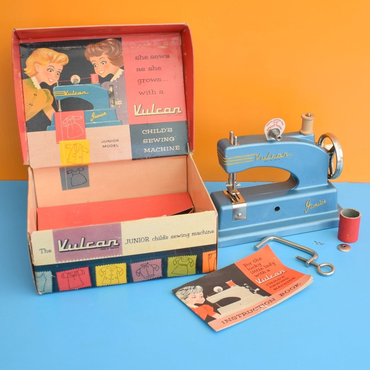 Vintage 1950s Vulcan Junior Sewing Machine