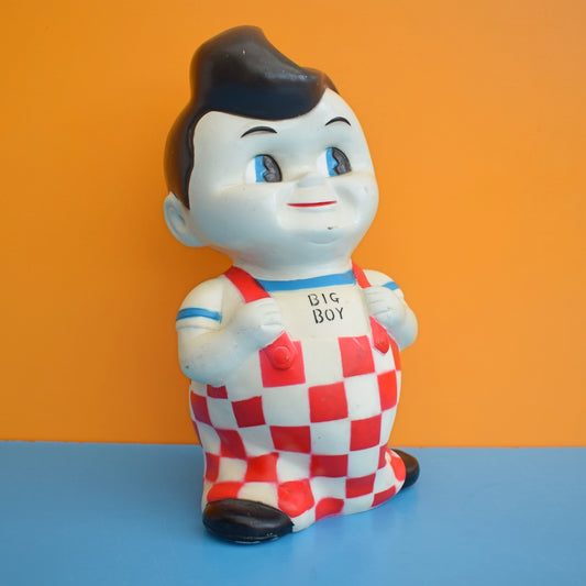 Vintage 1970s Big Boy Money Bank - Rubber