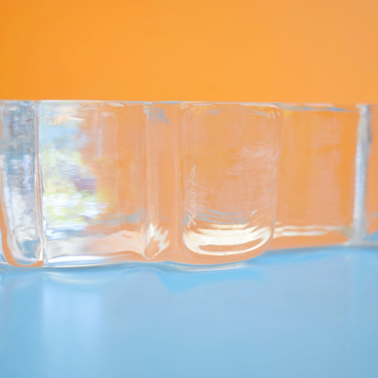 Vintage 1980s Kosta Boda 1982 Series Glass Tapir