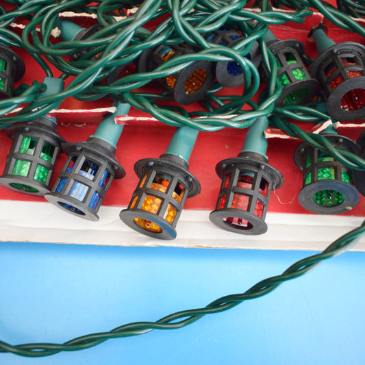 Vintage 1980s Christmas Lights- Nova Chancery Lanterns x40 - Boxed