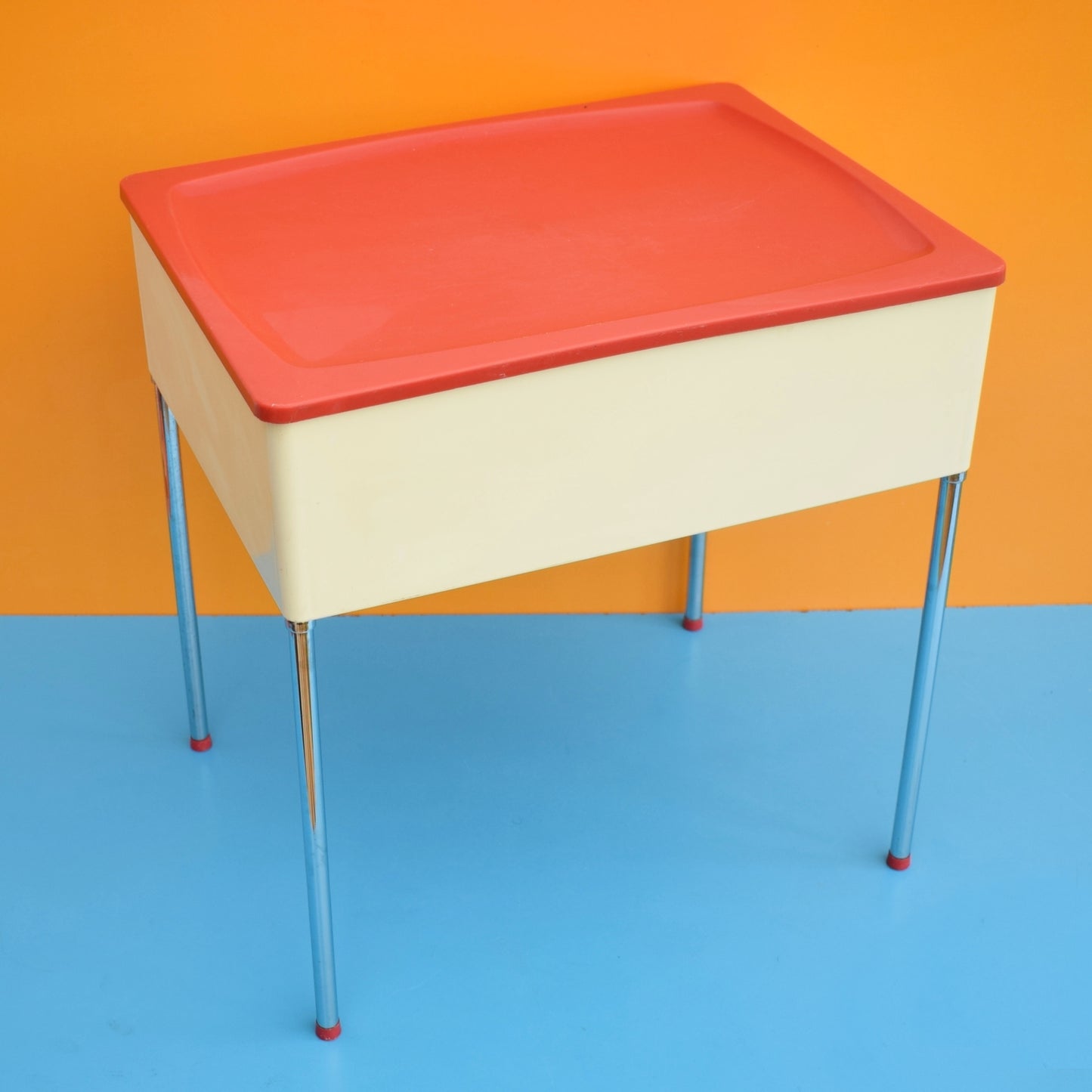 Vintage 1960s Folding Sewing? Table / Box- Bex