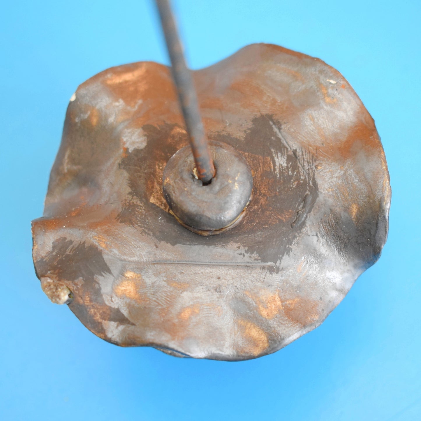 Vintage 1970s Ceramic Handmade Flowers / Poppies x4