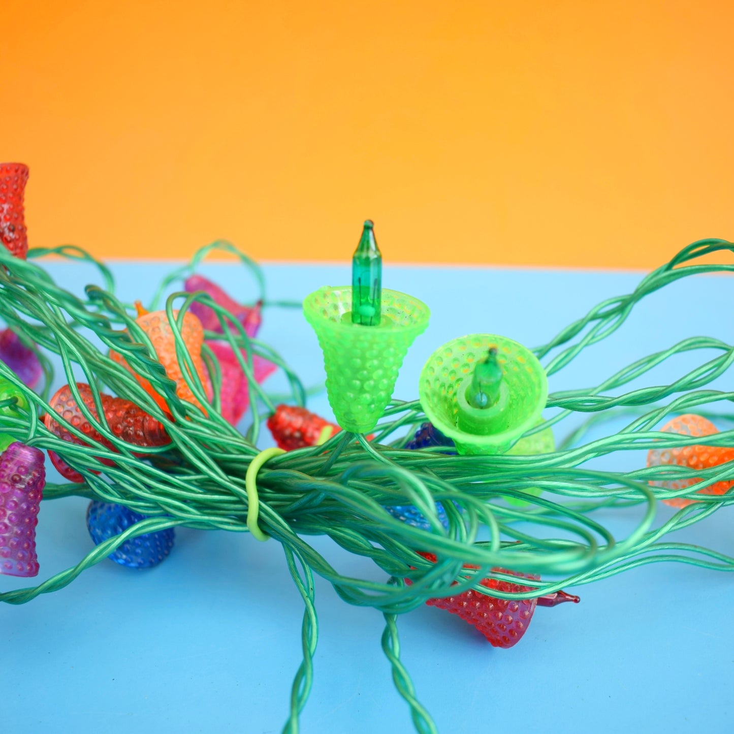 Vintage 1970s Christmas Mini Bell Lights - Pifco