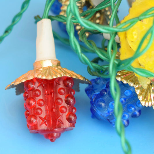 Vintage 1980s Christmas Lantern Lights - Woolworths