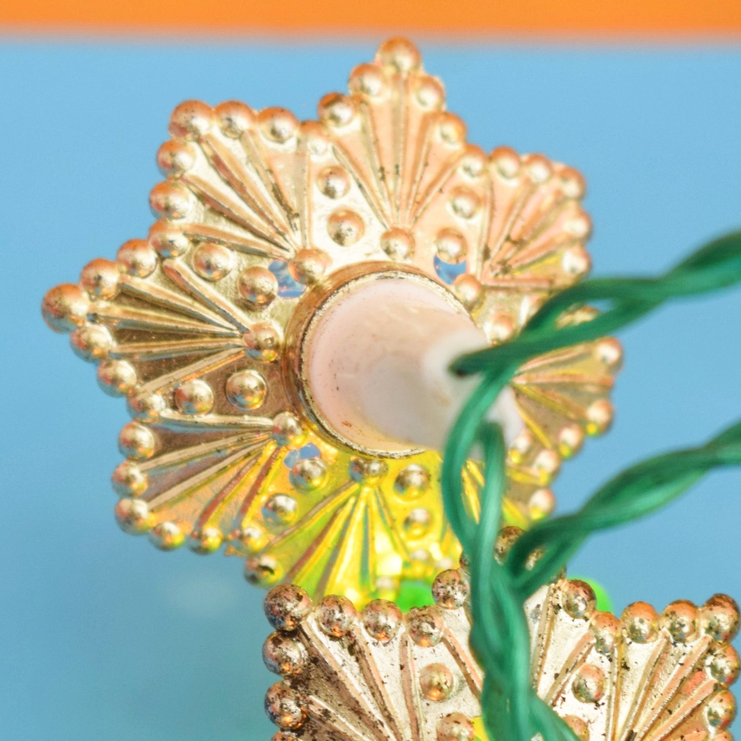 Vintage 1980s Christmas Lantern Lights - Woolworths