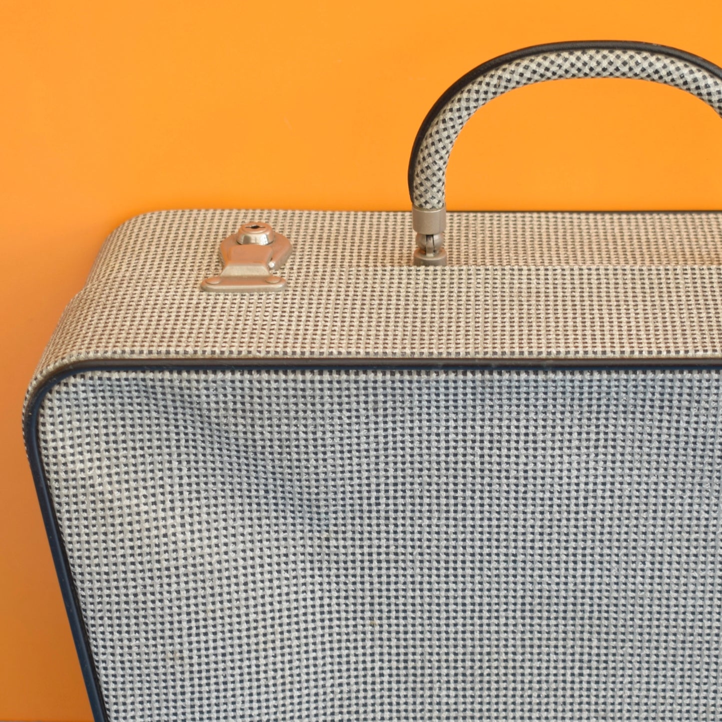Vintage 1950s Vanity / Train Case - Revelation - Monochrome by Vintage