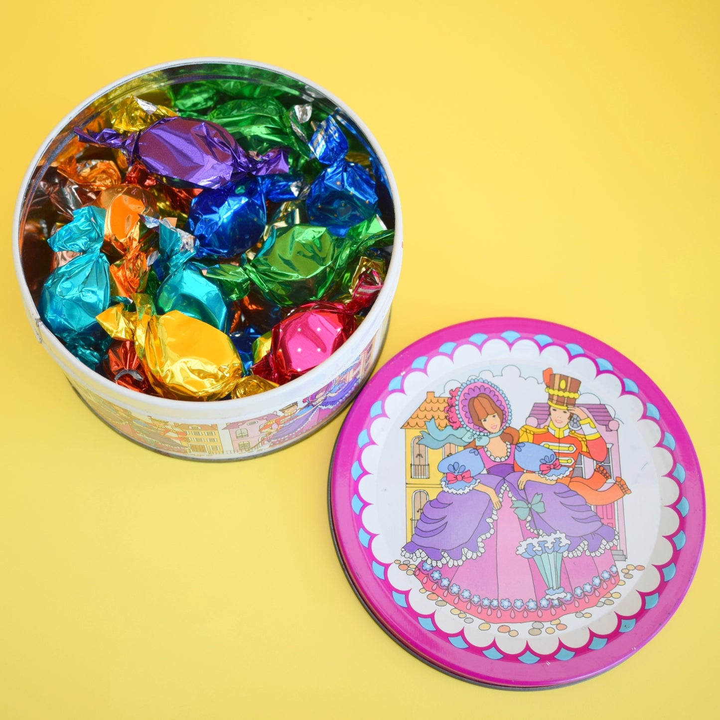 Vintage 1960s / 1970s Quality Street Tins & New Chocolates