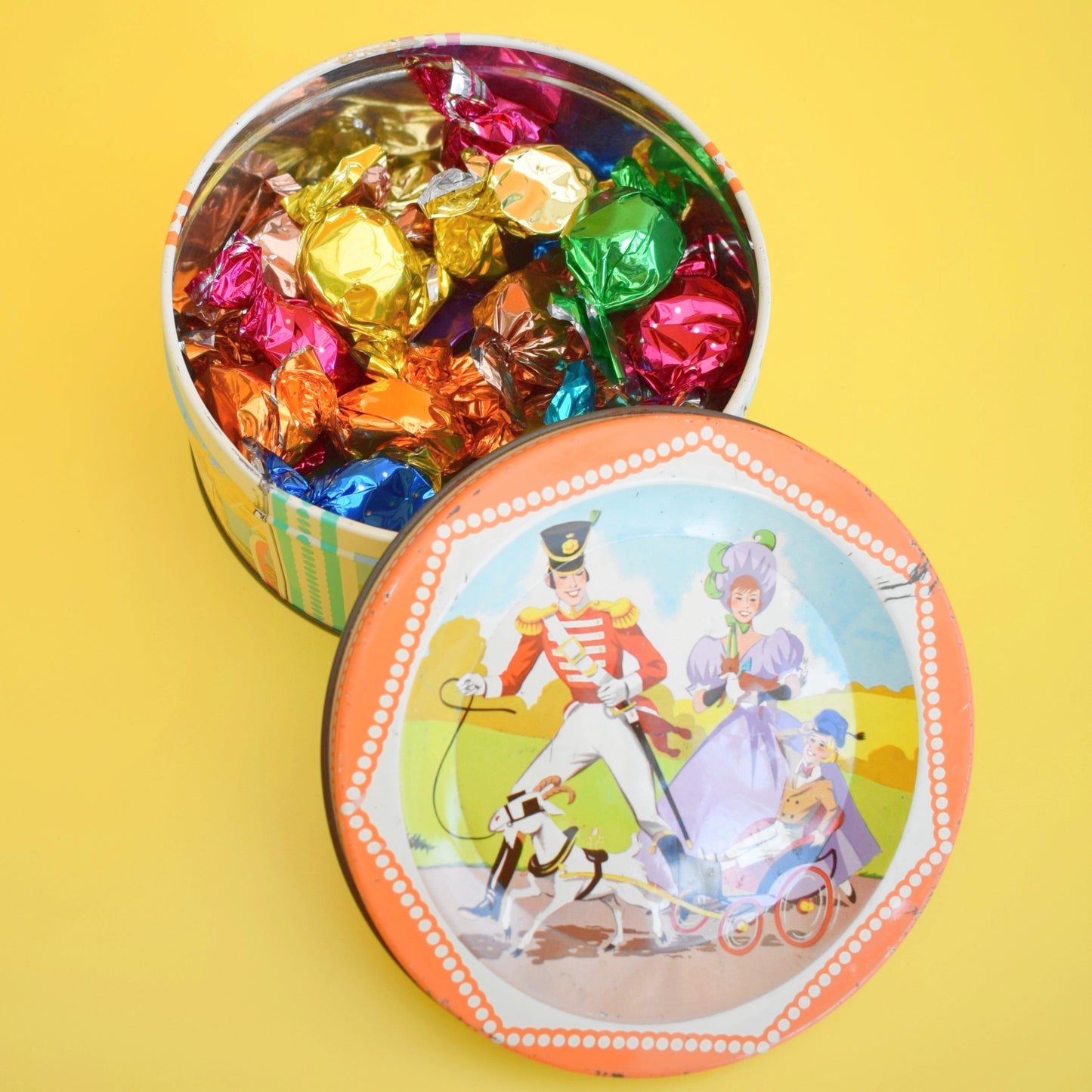 Vintage 1960s / 1970s Quality Street Tins & New Chocolates