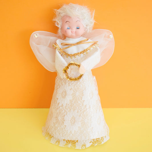 Vintage 1970s Kitsch Angel / Fairy Figure - Crazy Hair