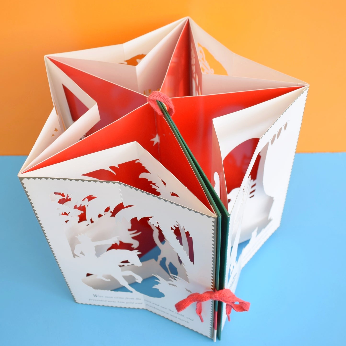 Vintage Pop Up Book - The First Noel / A Necklace of Raindrops -Jan Pienkowski by Pineapple Retro