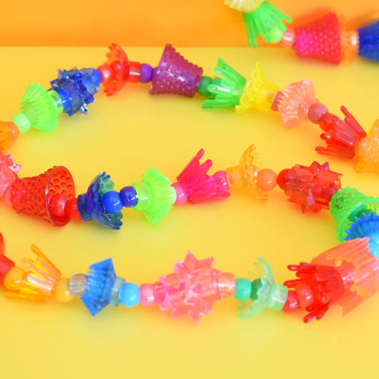 Vintage 1960s Garland Decoration - Repurposed Fairy Light Shades - Unique