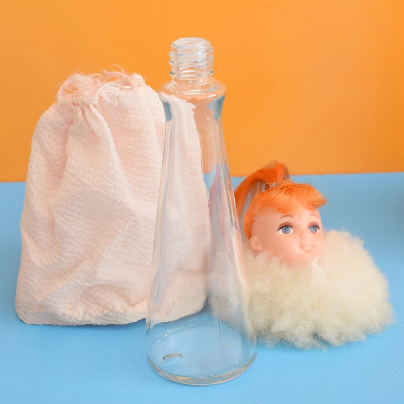 Vintage 1960s Kitsch Dressing Table Bottles - Poodle / Dolly by Vintage
