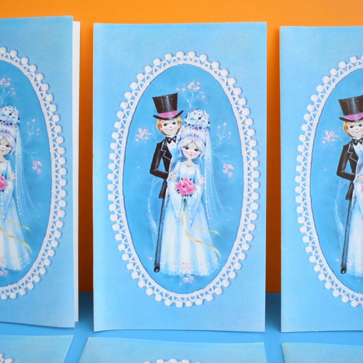 Vintage 1970s Greeting Cards - Wedding - Ideal Invitations x21