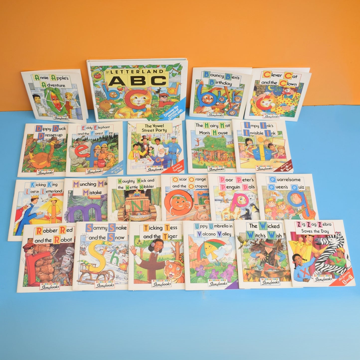 Vintage 1980s Book Set - Letterland x20 by Pineapple Retro
