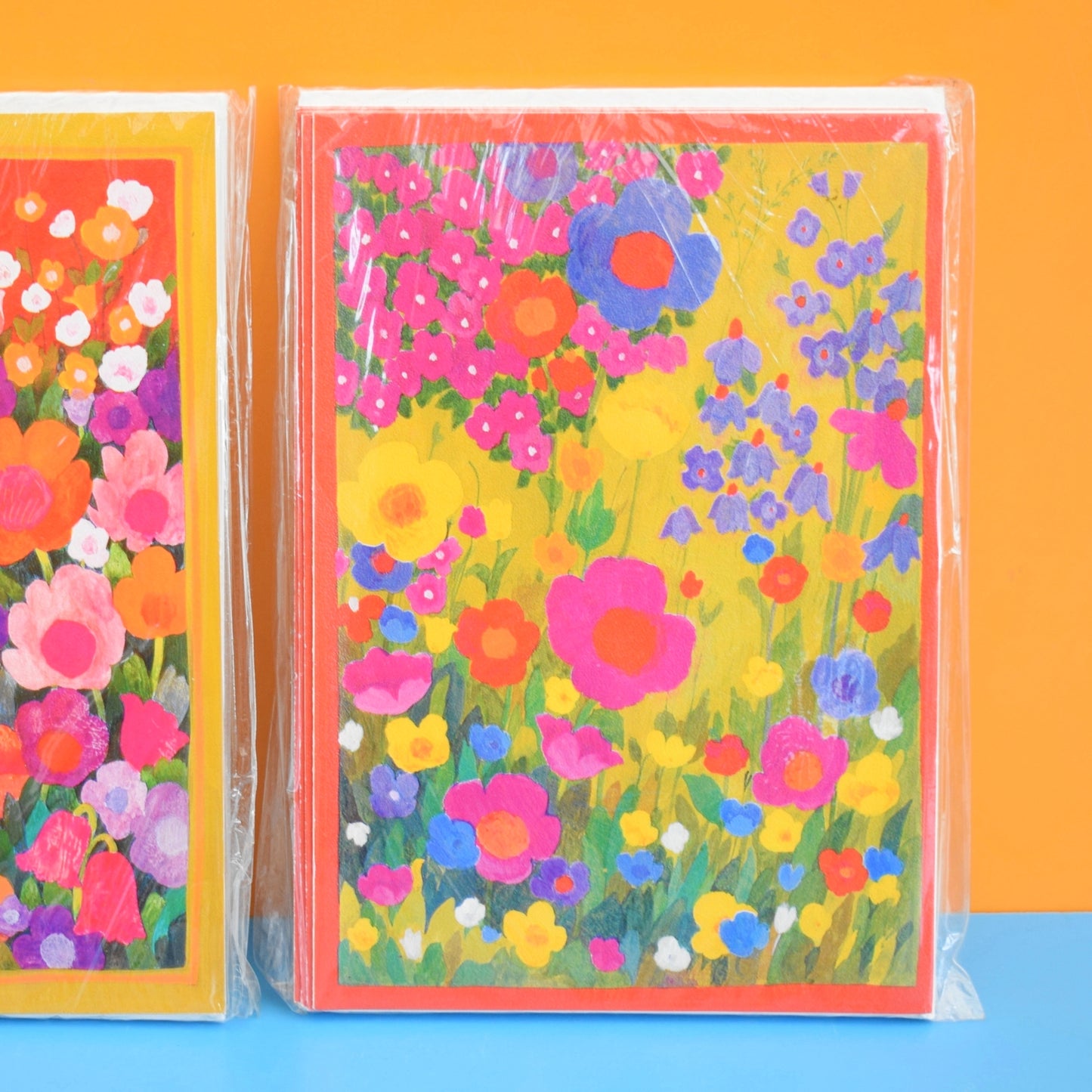 Vintage 1970s Greeting Card 6 Pack - Swiss Flowers