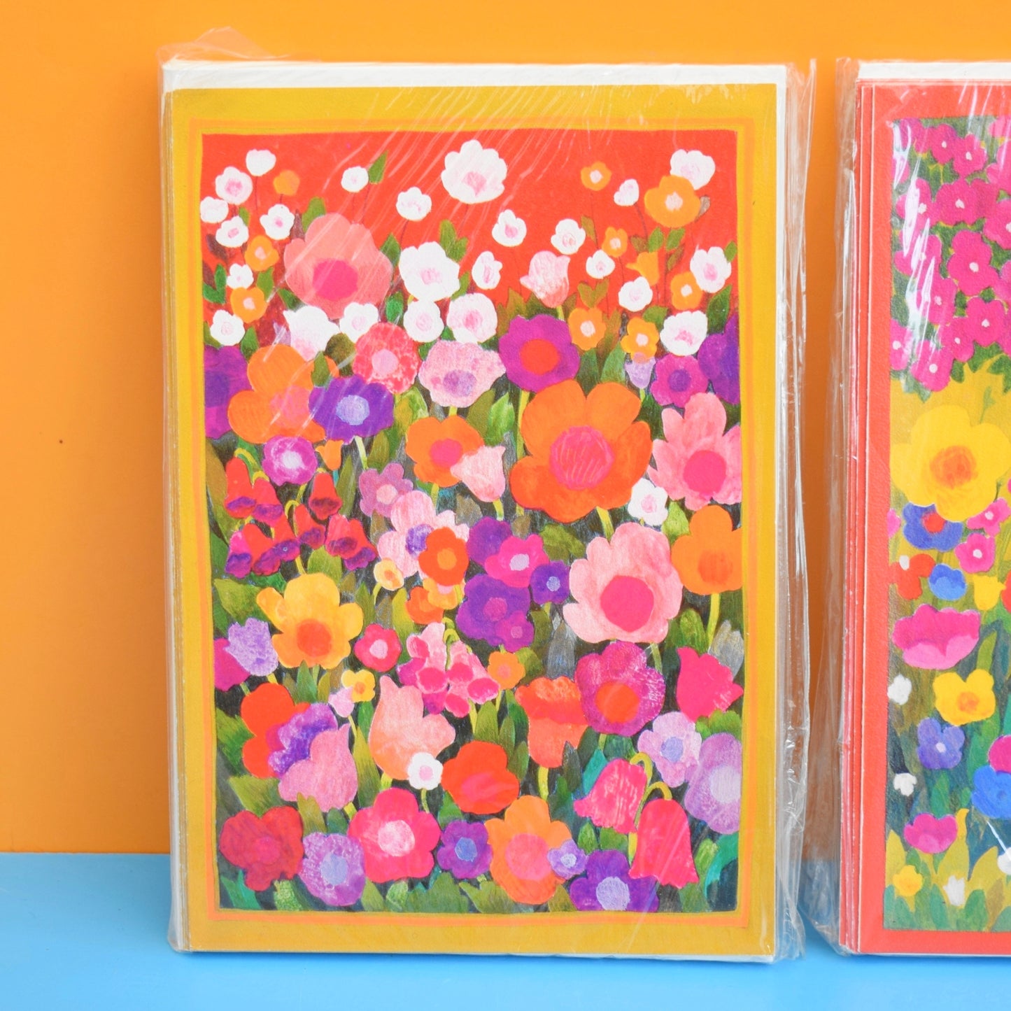 Vintage 1970s Greeting Card 6 Pack - Swiss Flowers