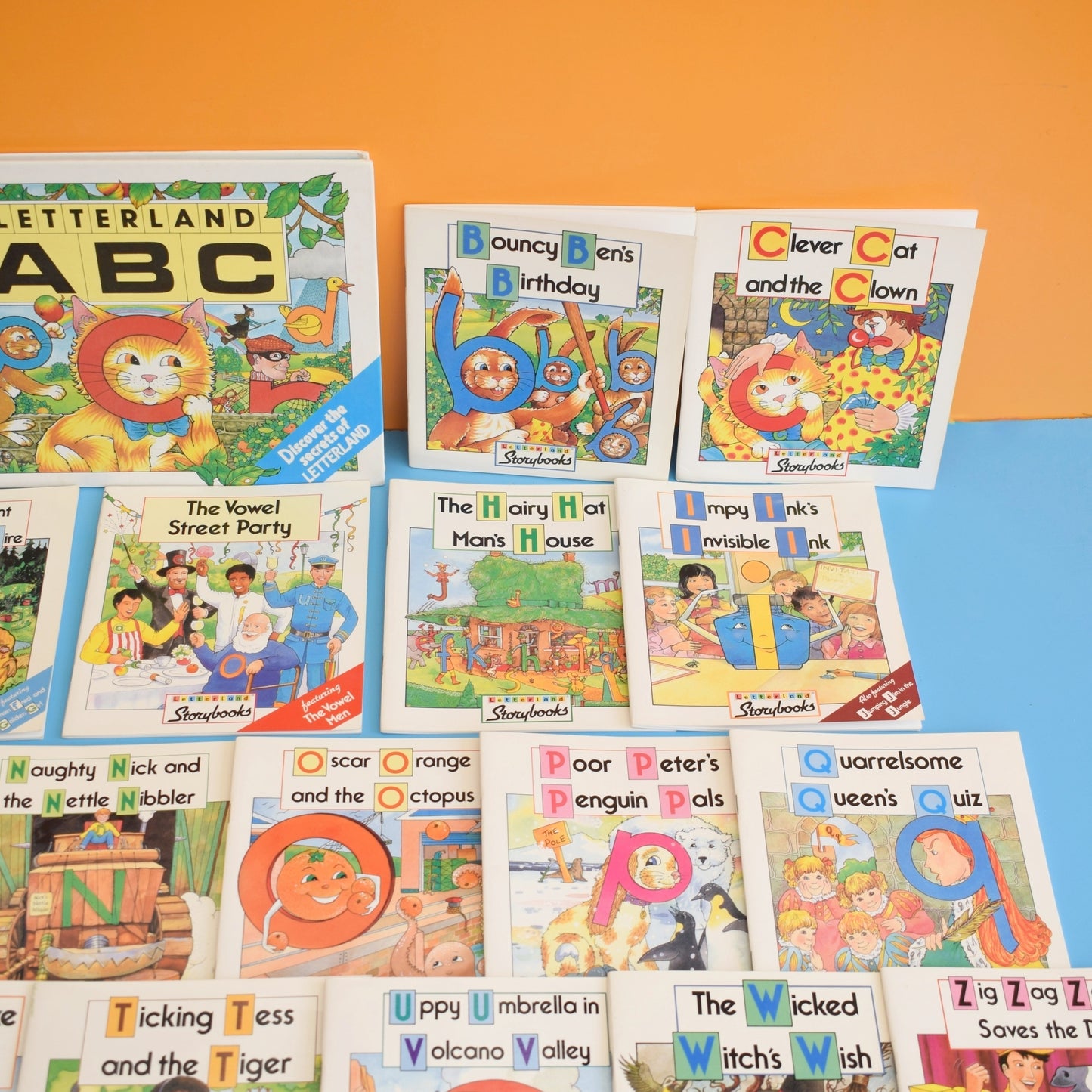 Vintage 1980s Book Set - Letterland x20 by Pineapple Retro