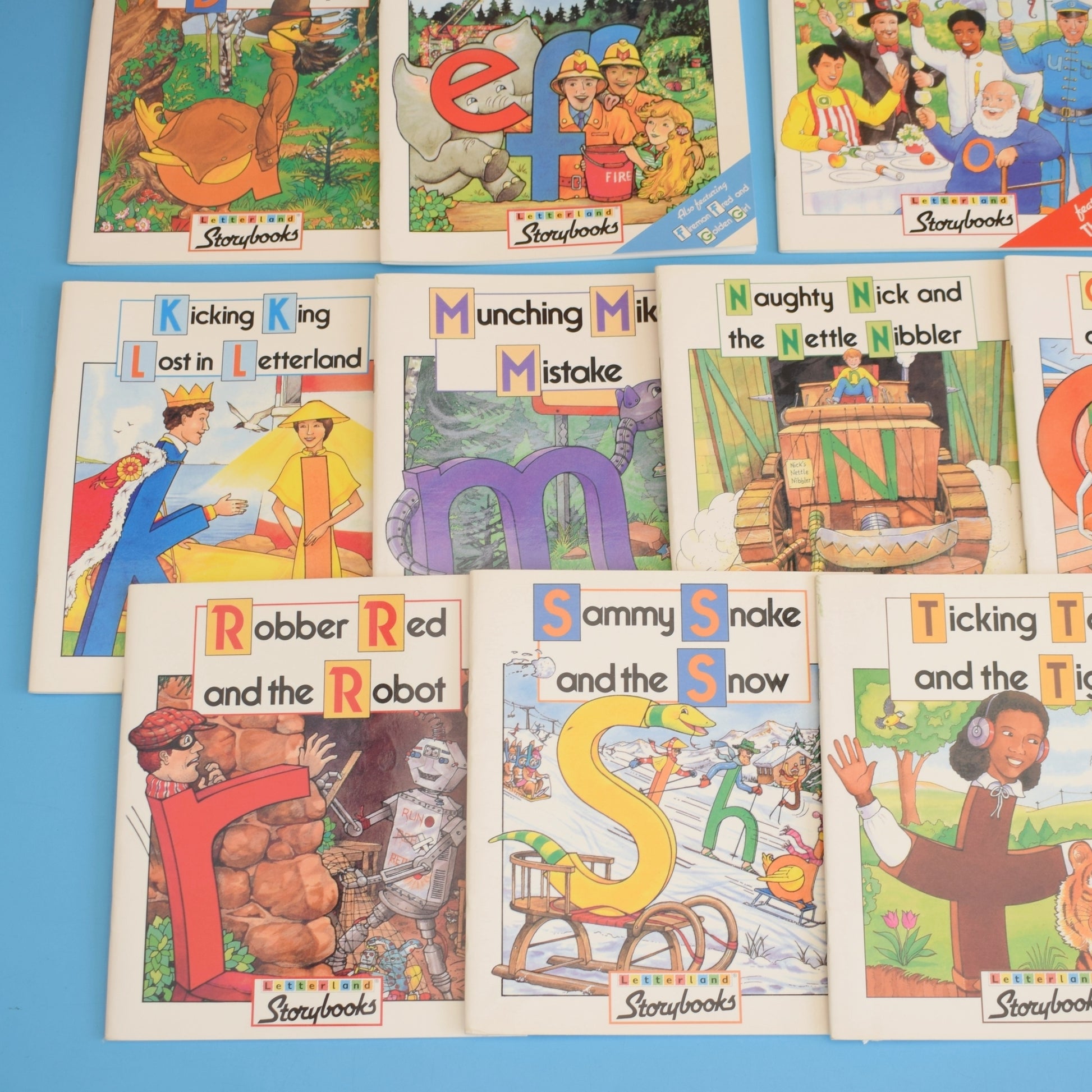 Vintage 1980s Book Set - Letterland x20 by Pineapple Retro
