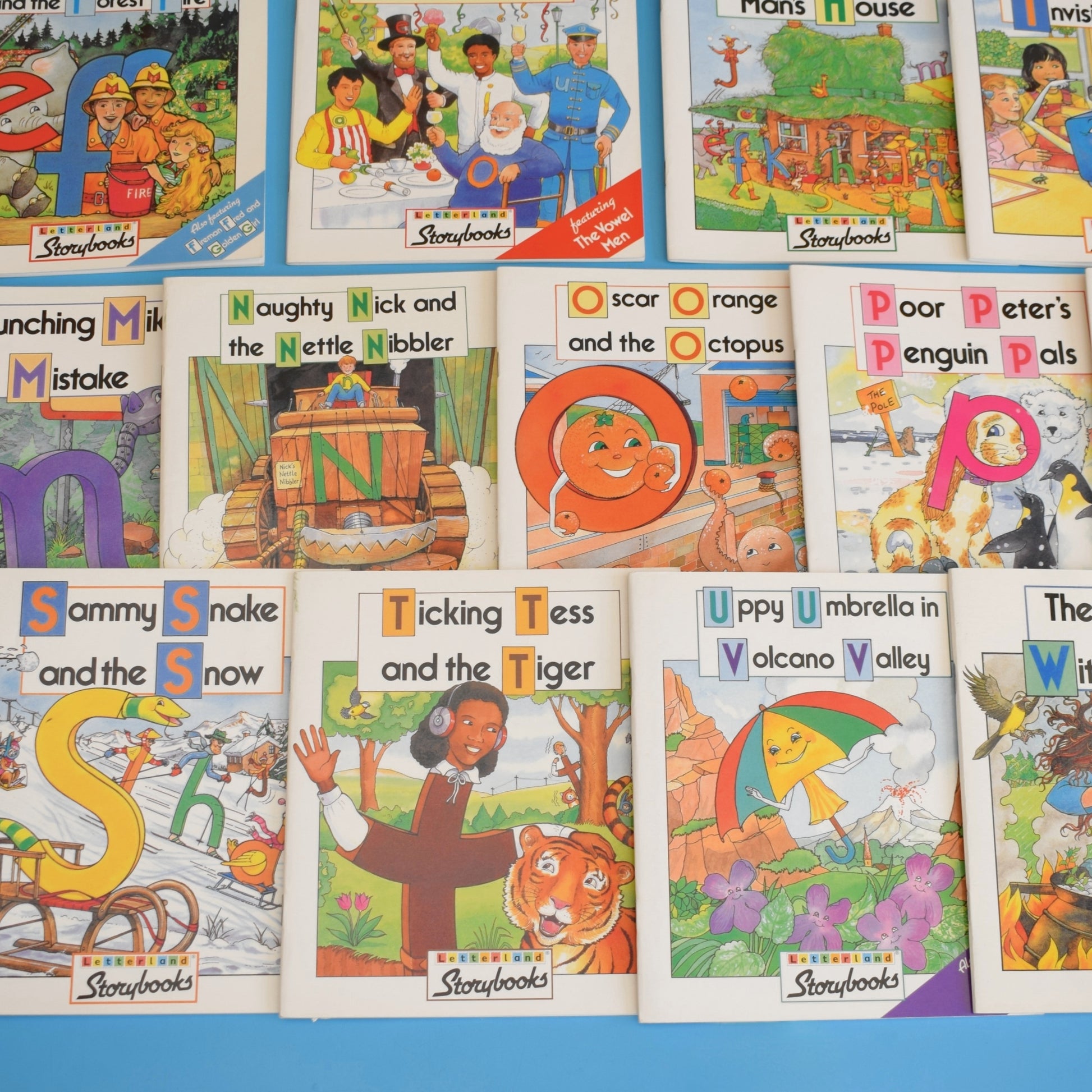 Vintage 1980s Book Set - Letterland x20 by Pineapple Retro