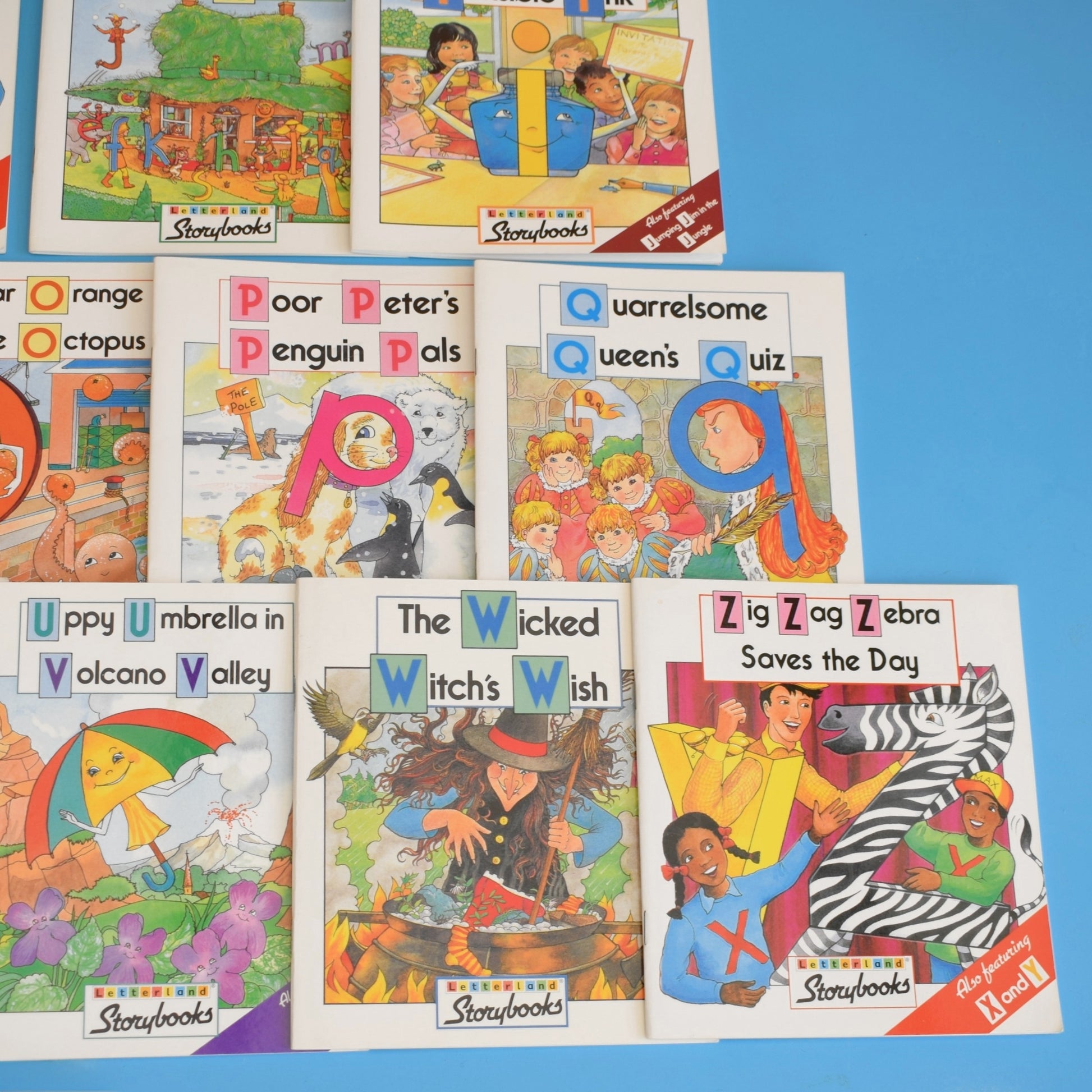 Vintage 1980s Book Set - Letterland x20 by Pineapple Retro