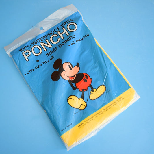 Vintage 1990s Unused Disney Adult Poncho