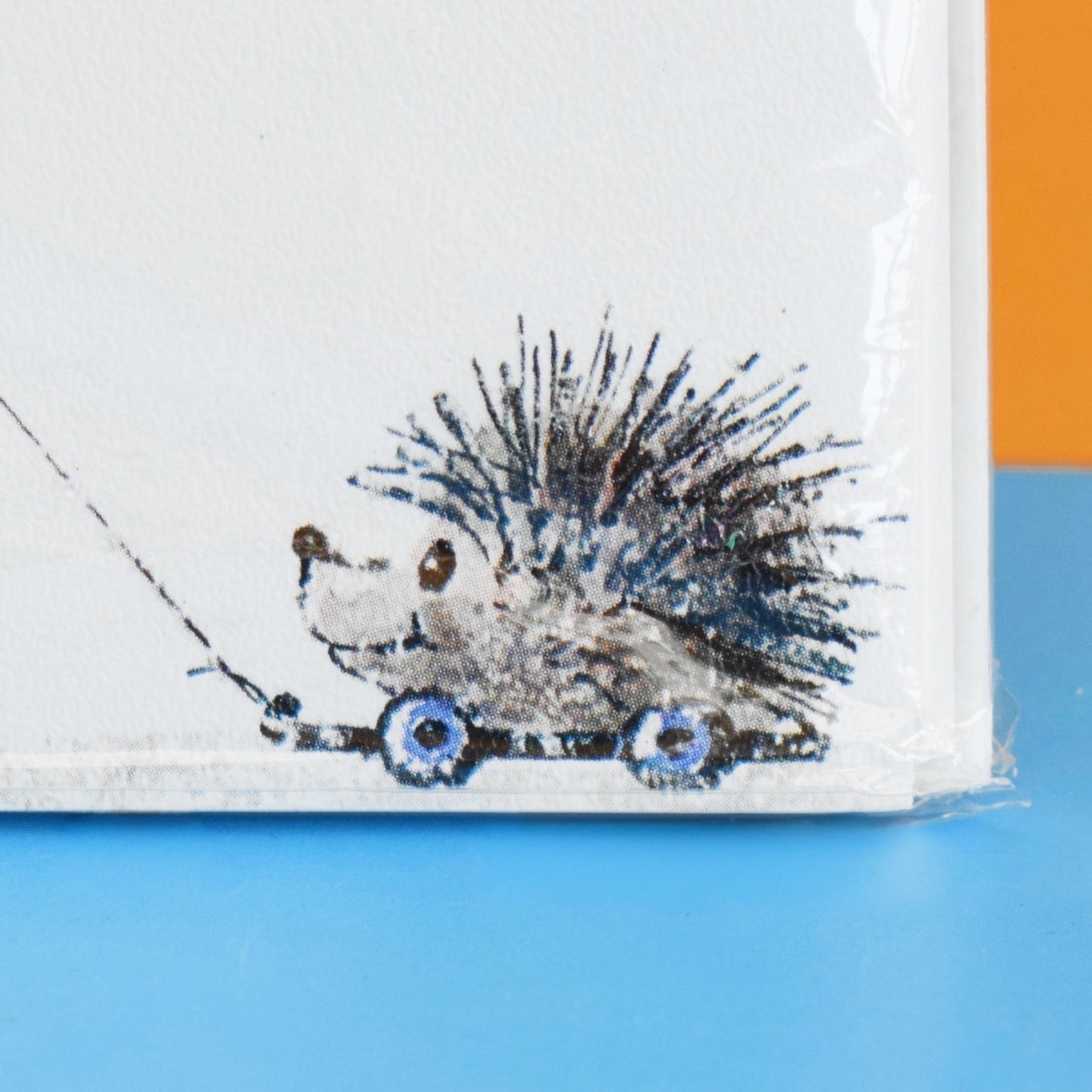 Vintage 1970s Greeting Card 6 Pack - Little Girl & Hedgehog / Girl & Black Cat