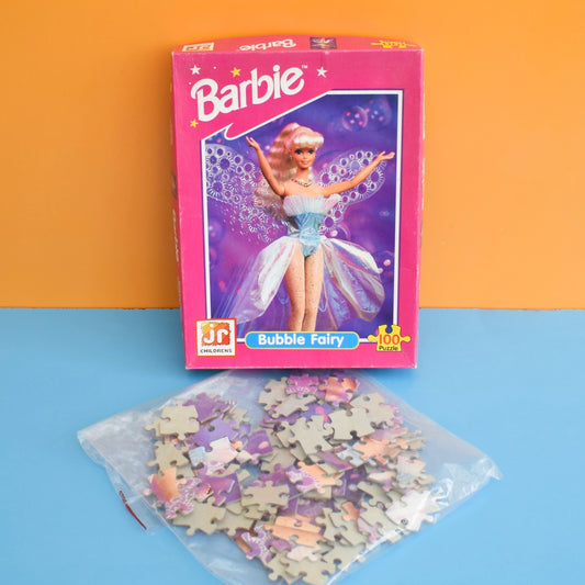 Vintage 1990s Jigsaw Puzzles - Barbie (Boxed With Stickers)