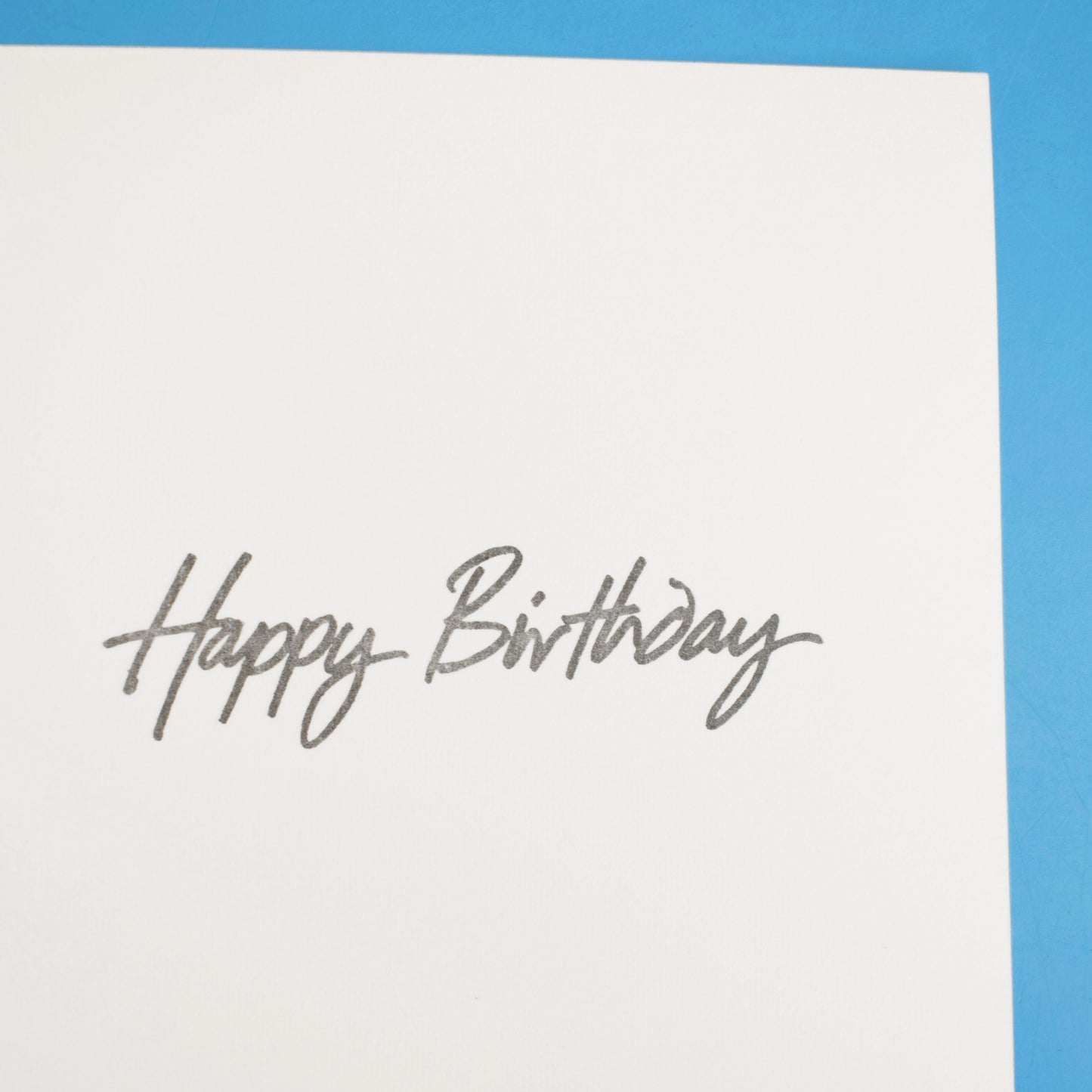 Vintage 1970s Greeting Card - Night Flowers - Happy Birthday