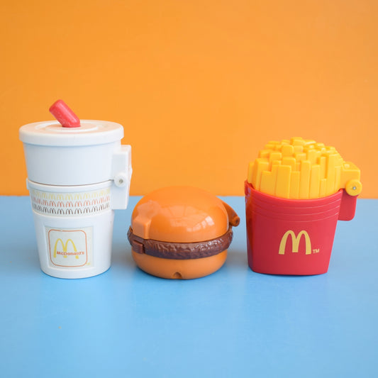 Vintage 1990s McDonalds Food Happy Meal Toys