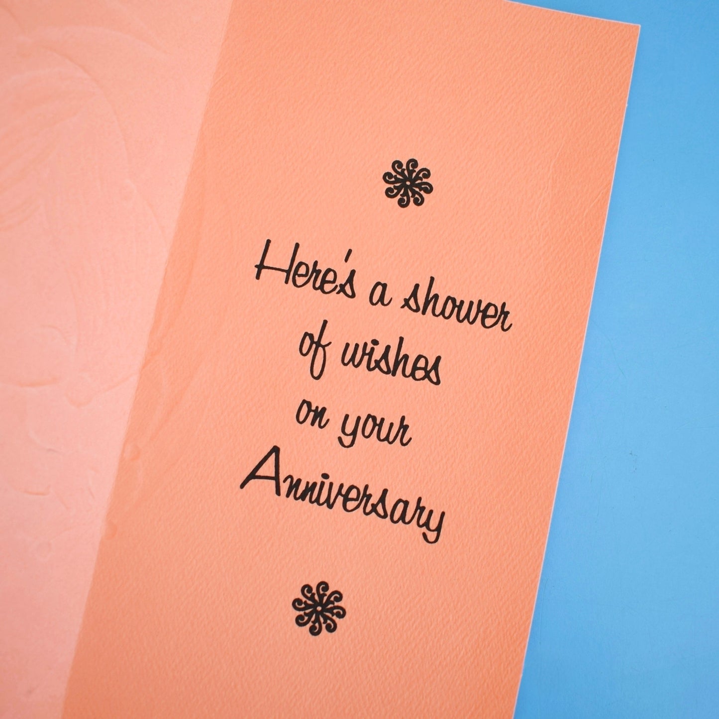 Vintage 1970s Greeting card - American Umbrella Couple