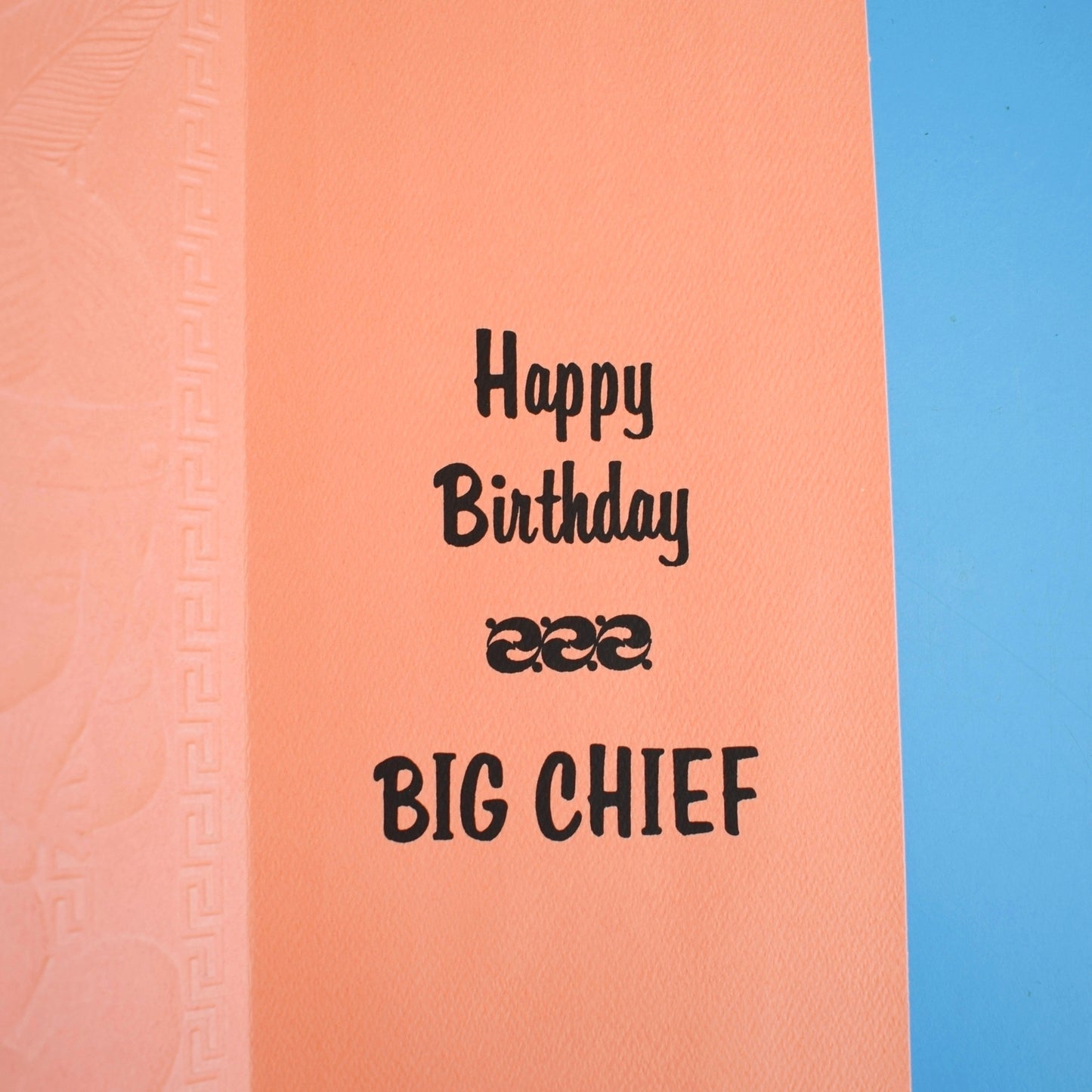 Vintage 1970s Greeting card - American Squaw / Native American Girl