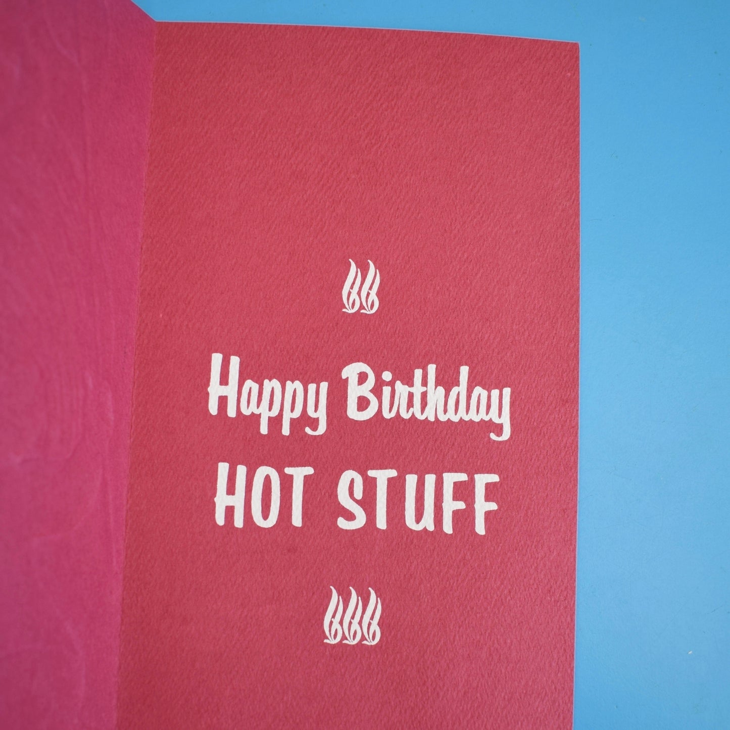 Vintage 1970s Greeting card - American Red Headed Devil