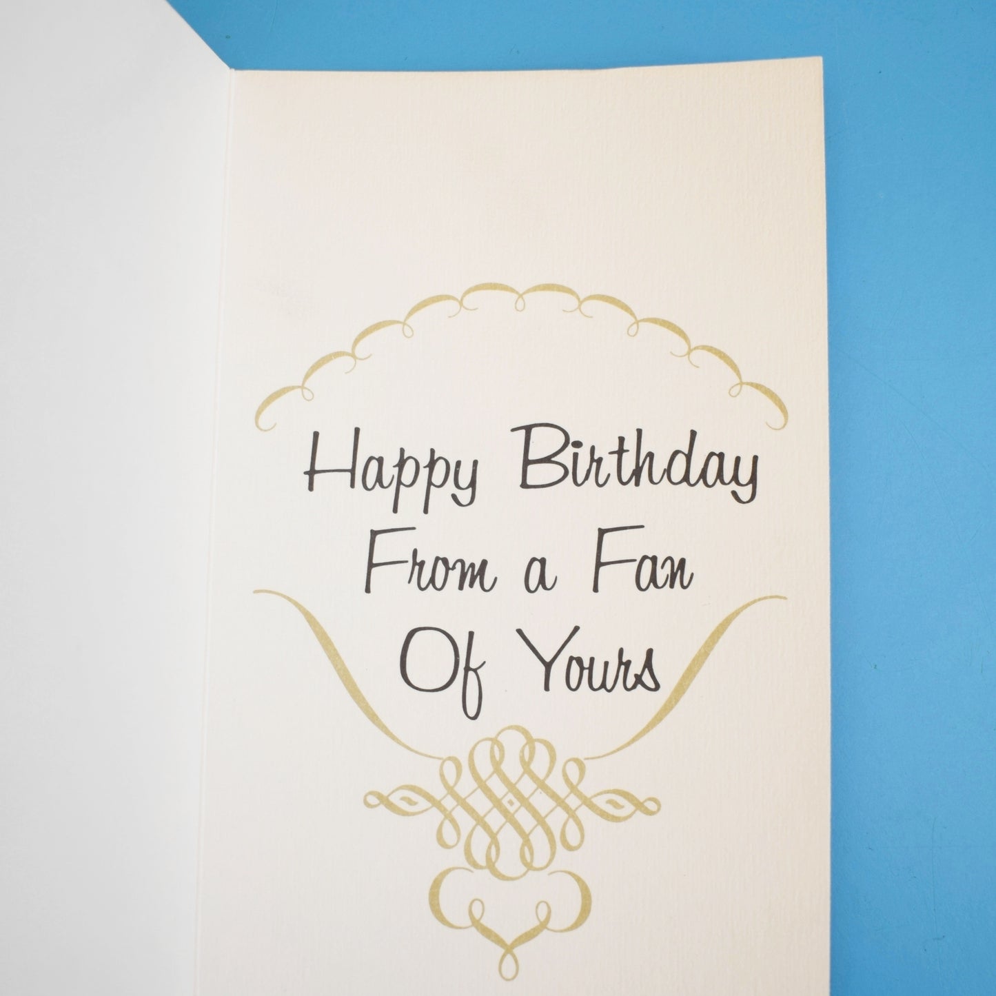 Vintage 1970s Greeting card - American Girl With A Fan