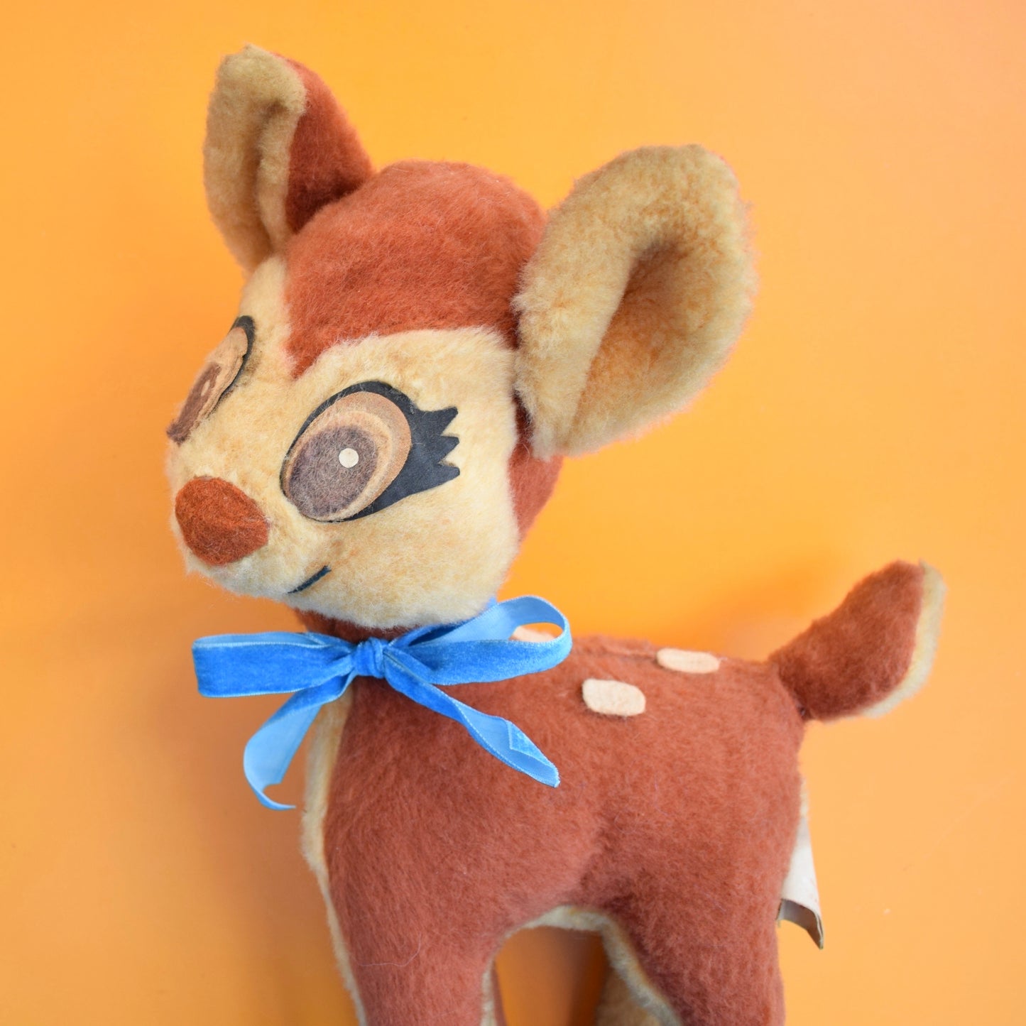 Vintage 1960s Fluffy Bambi - Kitsch - Disney Official Toy