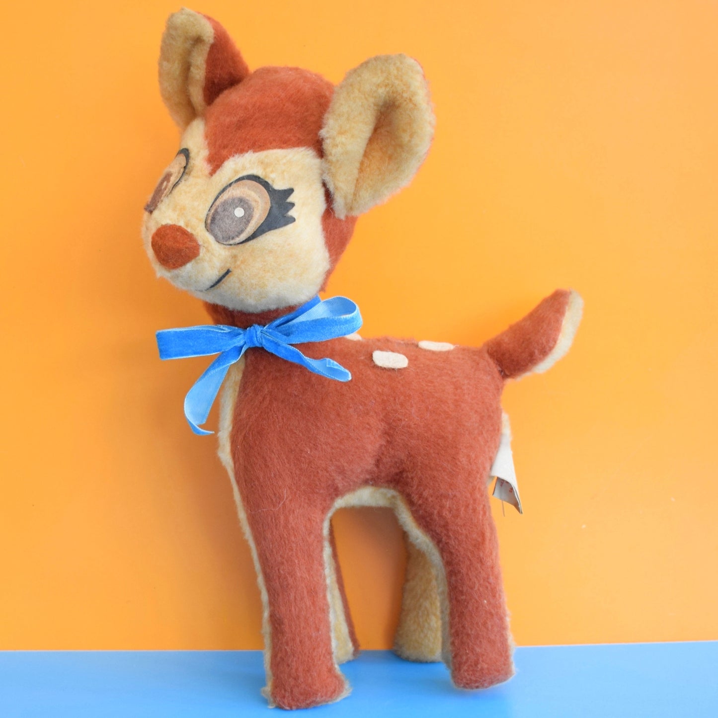 Vintage 1960s Fluffy Bambi - Kitsch - Disney Official Toy