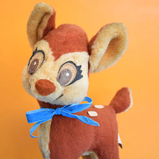 Vintage 1960s Fluffy Bambi - Kitsch - Disney Official Toy